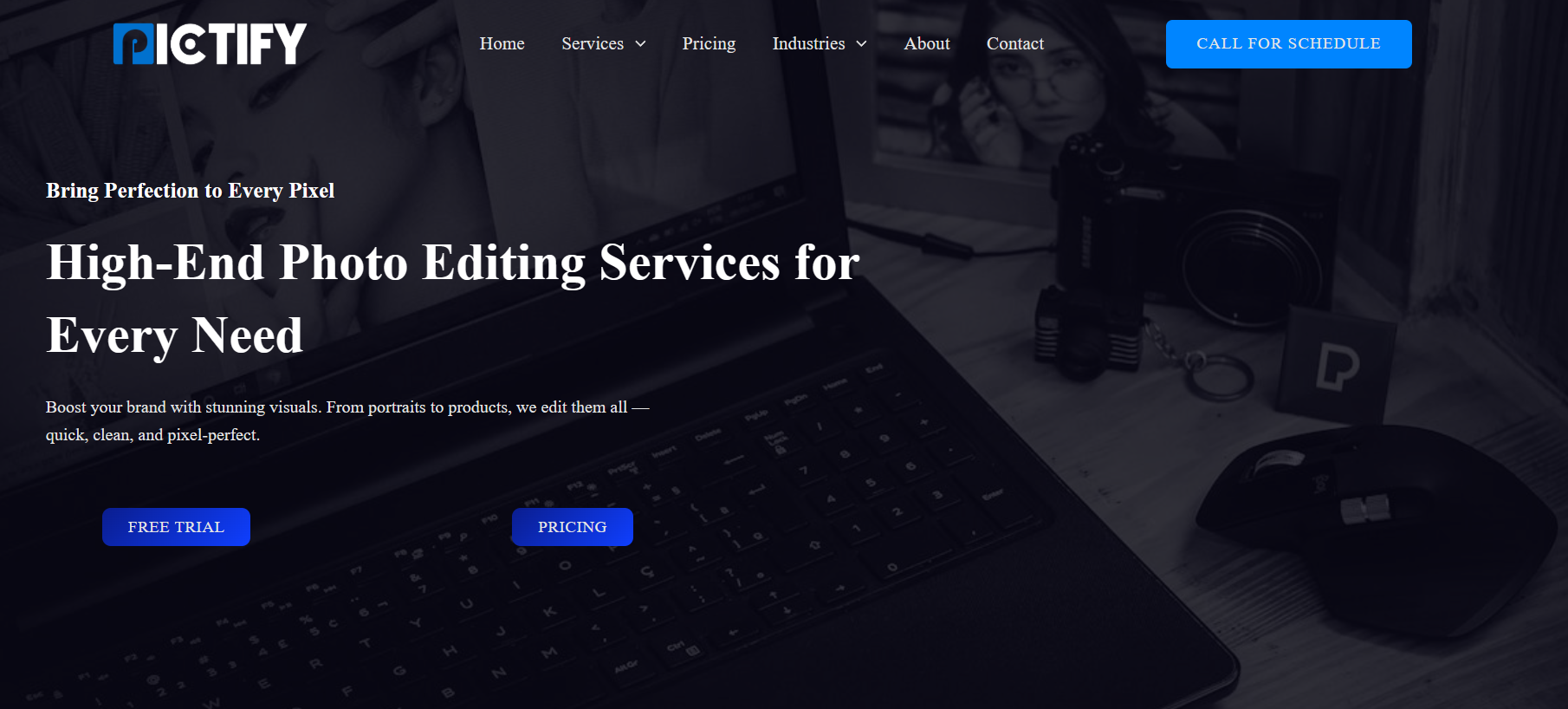 Pictify BD website preview